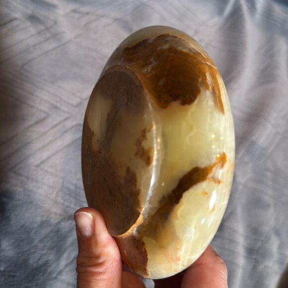 Gorgeous Natural Stone Ashtray or Trinket Box Heavy BRAND NEW Great Gift - Picture 5 of 12